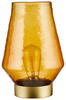 LED-TISCHLEUCHTE  - Goldfarben/Braun, Basics, Glas (16/23,5/16cm) - Light & Living