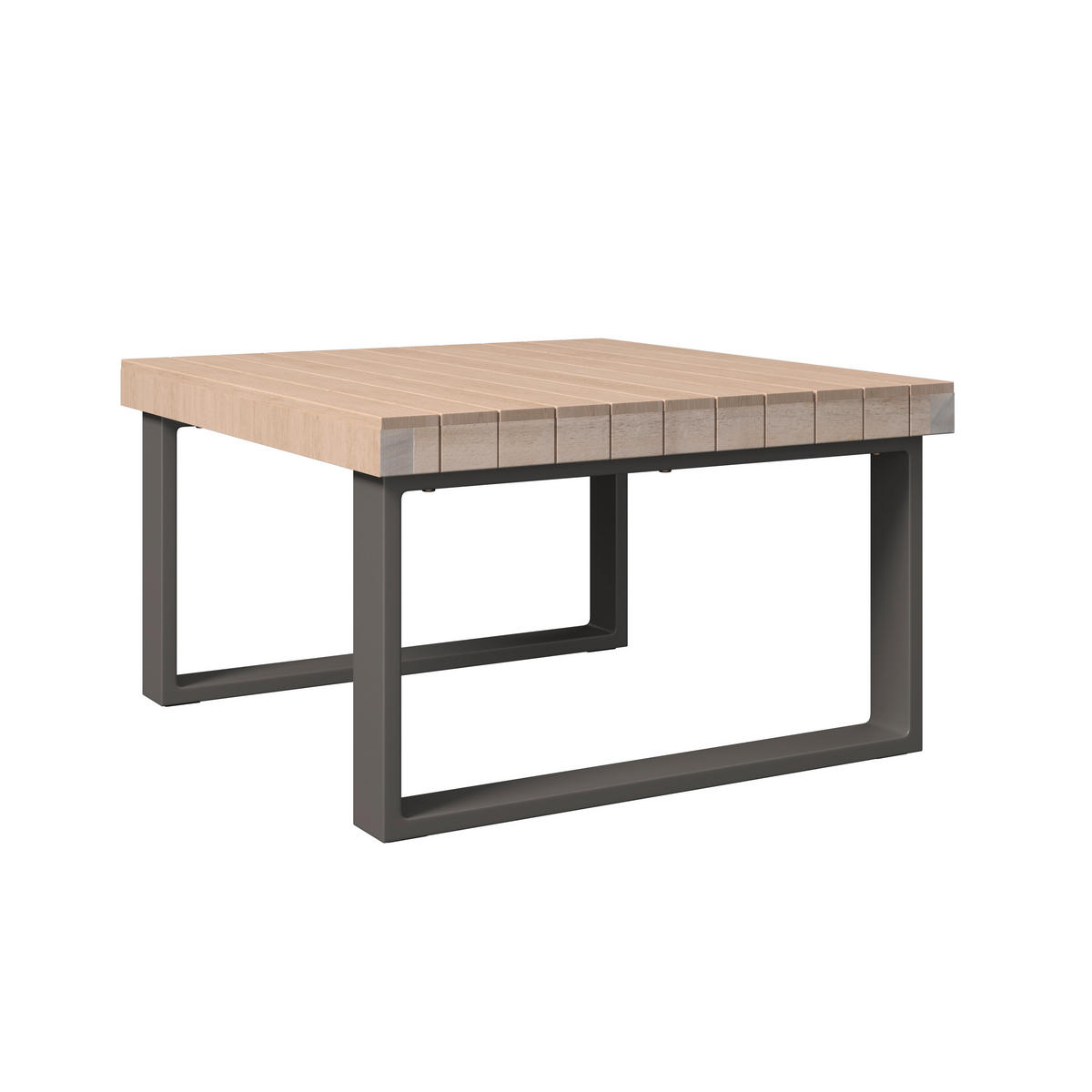 LOUNGEGARNITUR 216/238 cm Akazie Schichtholz, vollmassiv Aluminium  - Beige/Akaziefarben, MODERN, Holz/Metall (216/238cm) - Ambia Garden