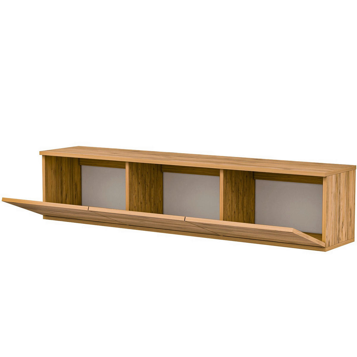 LOWBOARD  160/35/32 cm  hängend, Beleuchtung  - Kieferfarben, Design, Holzwerkstoff (160/35/32cm) - MID.YOU
