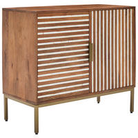 KOMMODE  in 85/75/40 cm  - Schwarz/Honig, LIFESTYLE, Holz/Kunststoff (85/75/40cm) - Livetastic