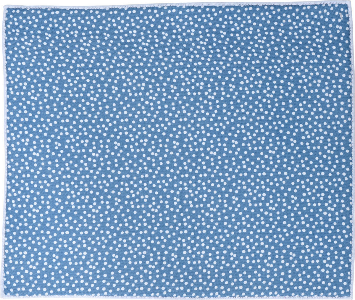DROPPMATTA  - grön/blå, Basics, textil (40/48cm)