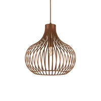 HÄNGELEUCHTE Onion Sp1 38/62,5/237,5 cm   - Braun, Design, Metall (38/62,5/237,5cm) - Ideal Lux