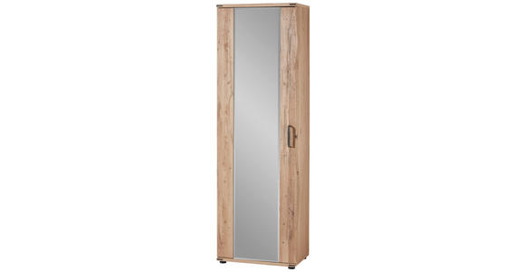 GARDEROBE in 265/205/41 cm - Eichefarben, Natur, Holz/Textil (265/205/41cm) - Linea Natura