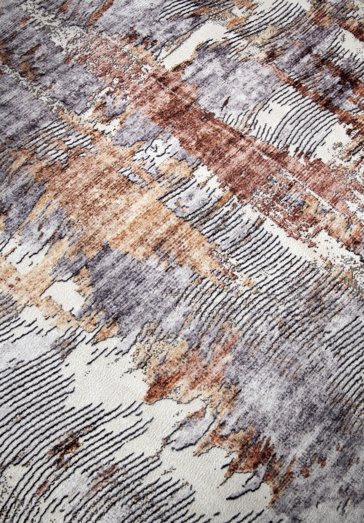 FLACHWEBETEPPICH 160/230 cm Imagination Kupferfarben, Goldfarben  - Goldfarben/Kupferfarben, Design, Kunststoff (160/230cm) - Hanse Home