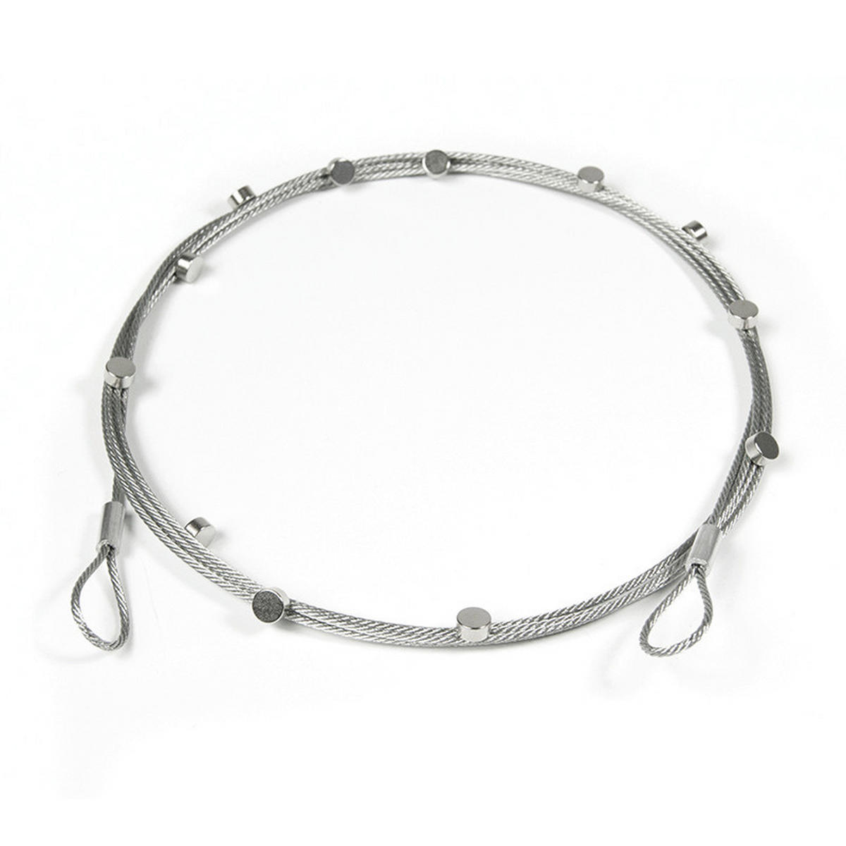 MAGNETSET  - Silberfarben, Basics, Metall (200cm)