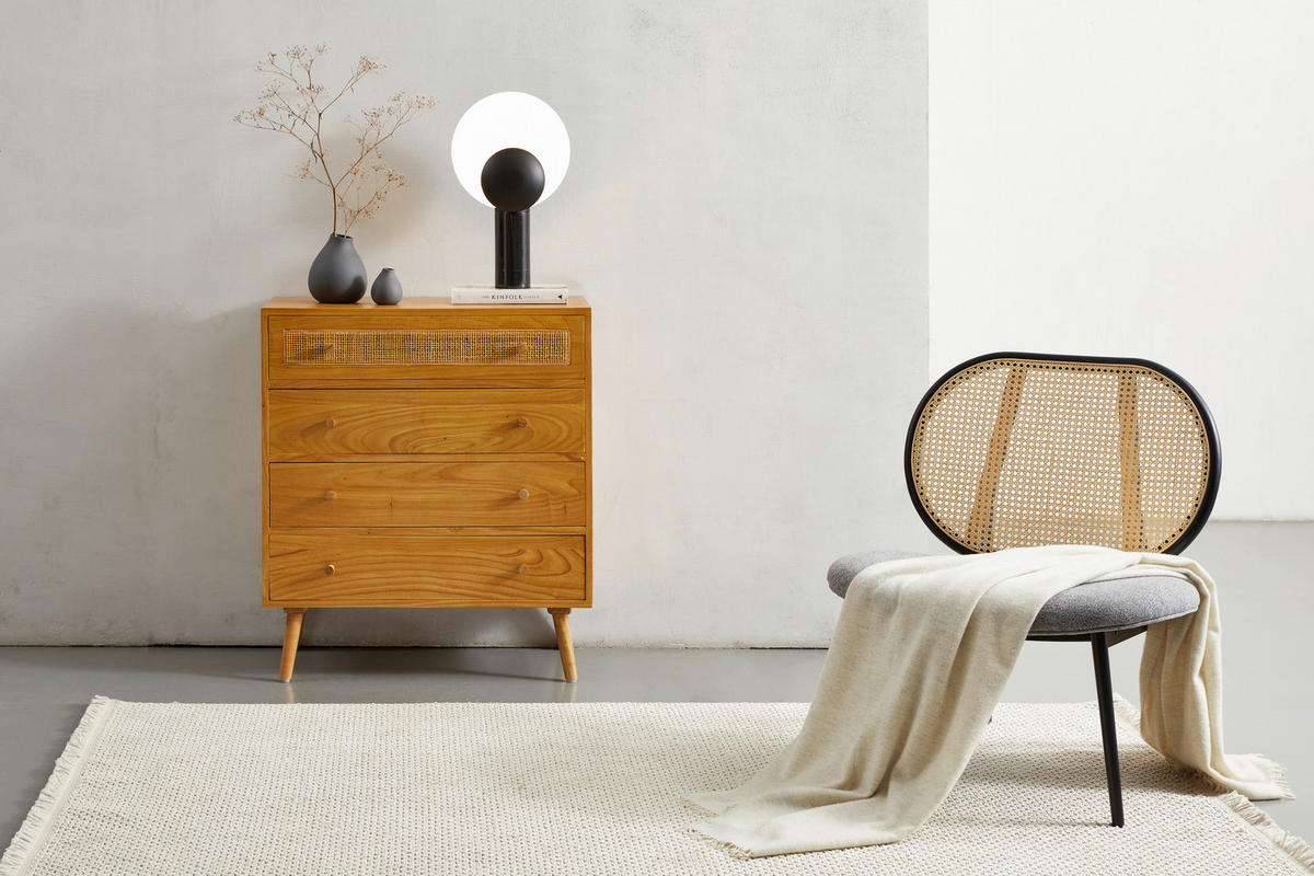 KOMMODE  in 80/90/40 cm  - Hellbraun/Naturfarben, Natur, Naturmaterialien/Holz (80/90/40cm) - MID.YOU