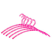 KLEIDERBÜGEL 5ER-SET Kunststoff  - Magenta, Design, Kunststoff (44/18/1,2cm)