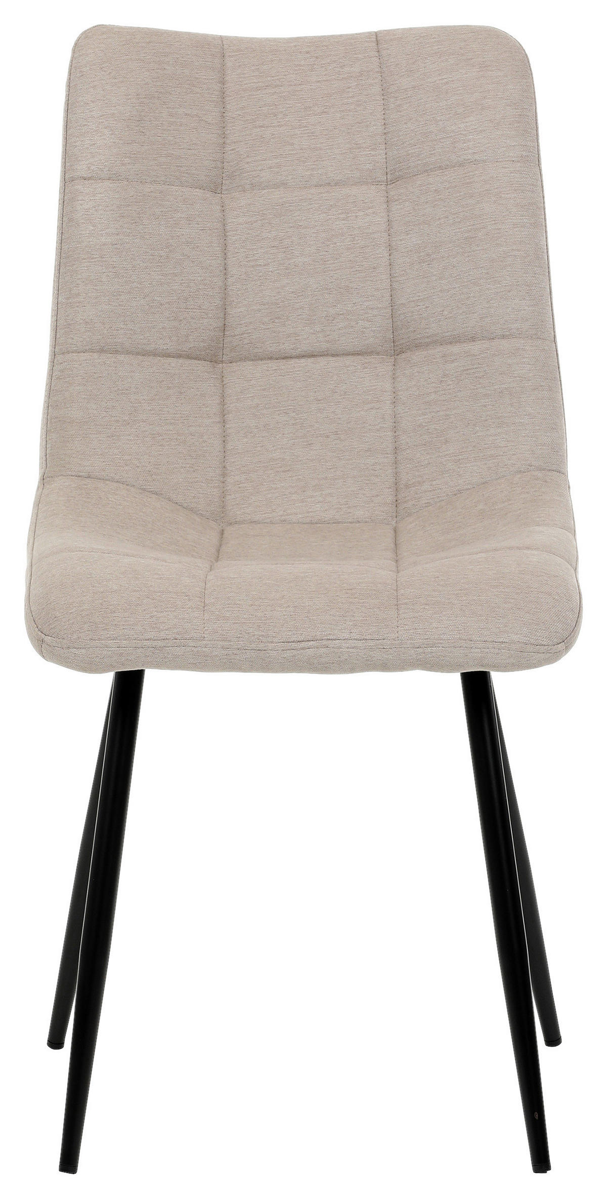 ŽIDLE, béžová - černá/béžová, Moderní, kov/textil (46/91/61cm) - Carryhome