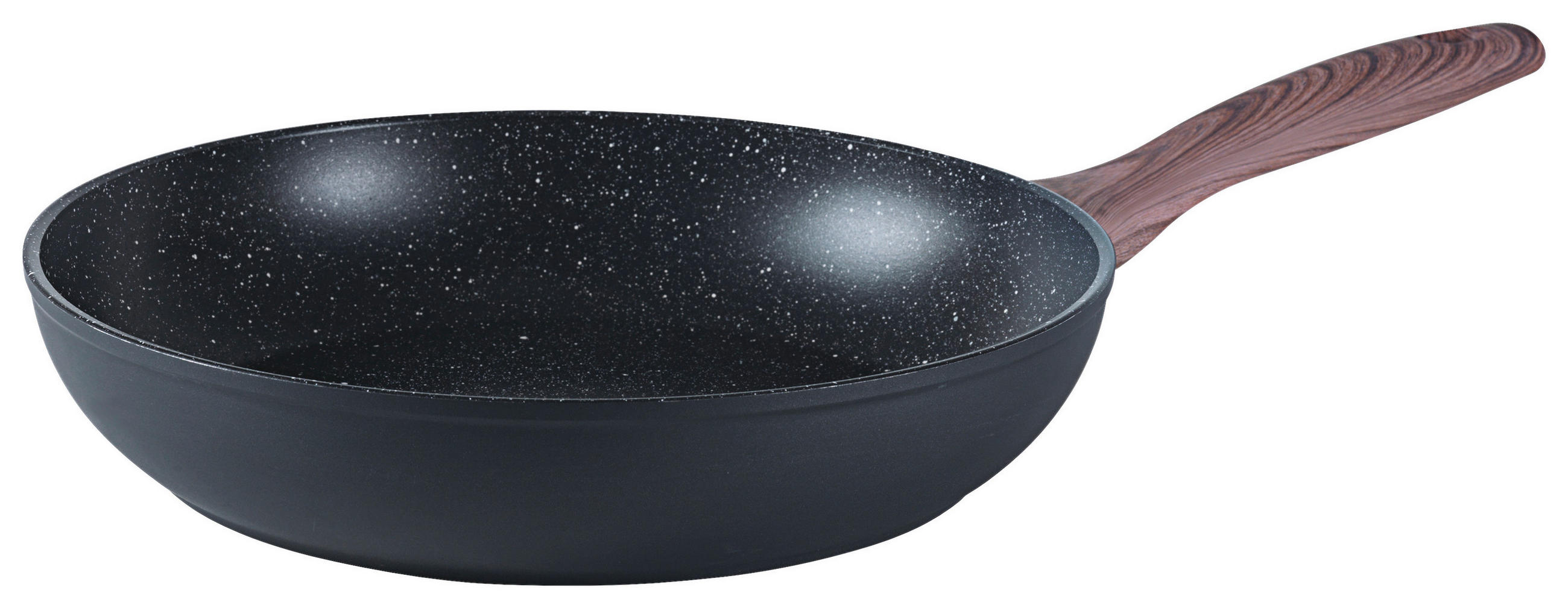 BRATPFANNE 28 cm  - Schwarz, Basics, Metall (28cm) - Sambonet