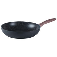 BRATPFANNE 28 cm  - Schwarz, Basics, Metall (28cm) - Sambonet