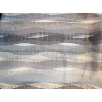 KRATKA TRANSPARENTNA ZAVESA siva - siva, Osnovno, tekstil (150cm)
