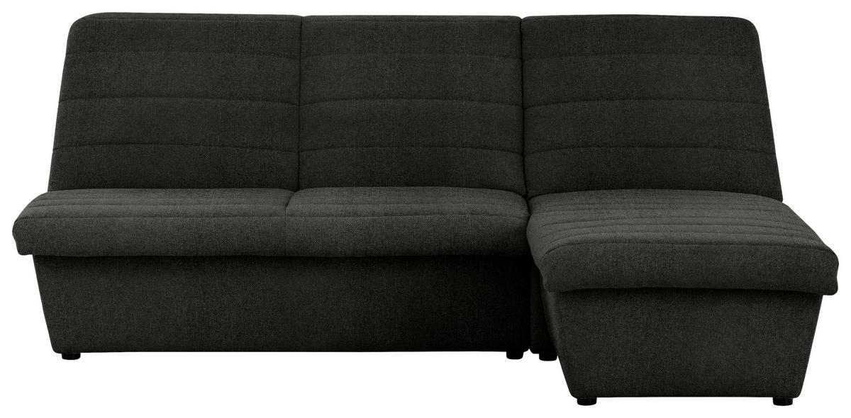 ECKSOFA Looks VIII Dunkelgrün Webstoff  - Dunkelgrün/Schwarz, Design, Kunststoff/Textil (214/168cm) - LOOKS by W.Joop