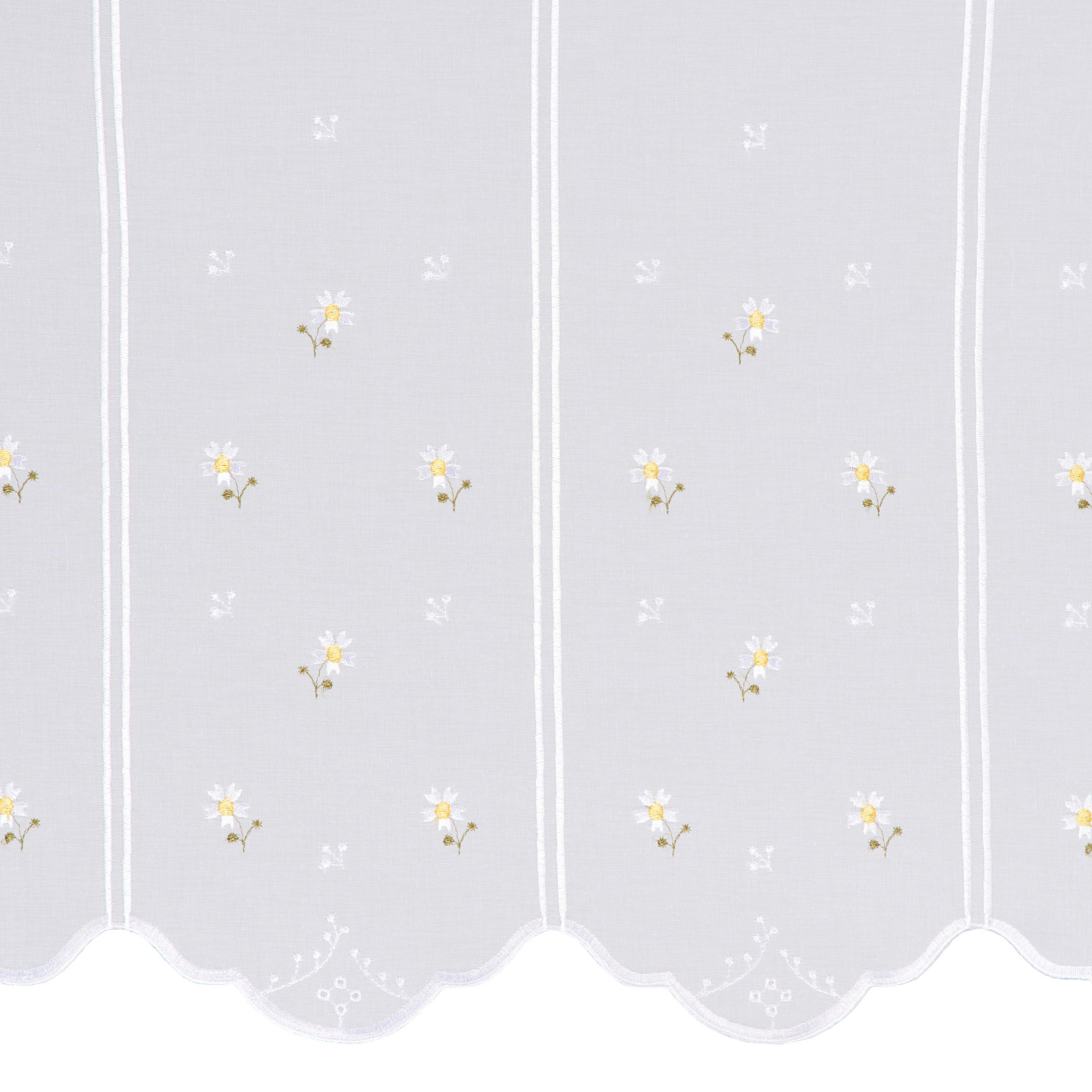 ZÁCLONA KRÁTKÁ, poloprůhledné, 60 cm - světle žlutá, Konvenční, textil (60cm) - Esposa