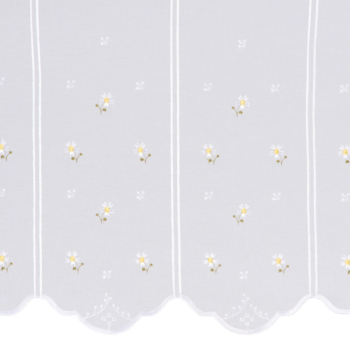 KURZGARDINE 60 cm   - Hellgelb, KONVENTIONELL, Textil (60cm) - Esposa