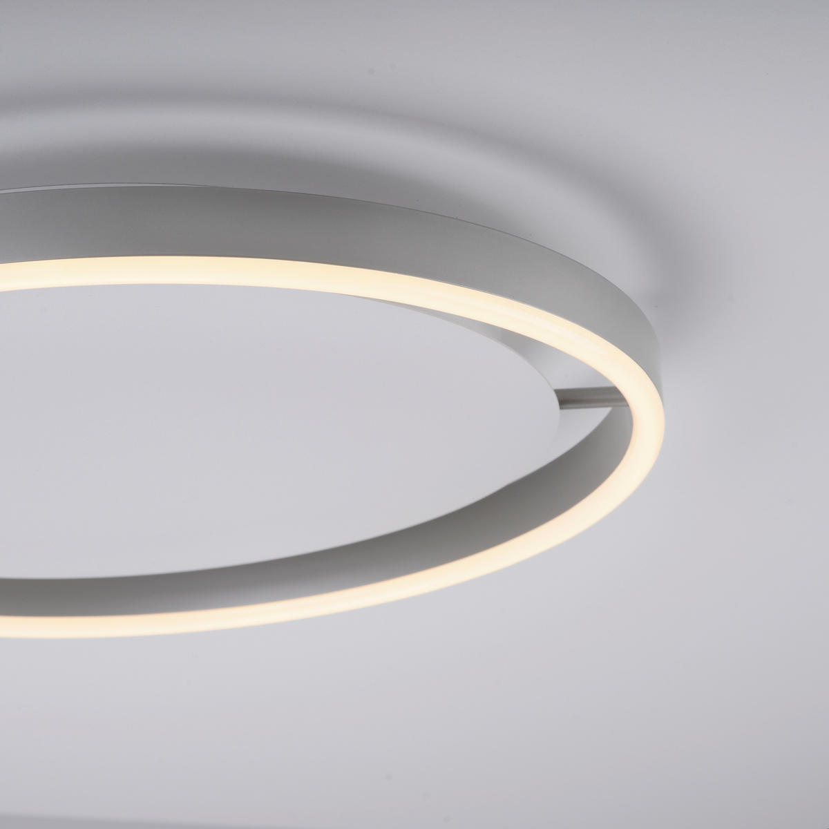 LED-DECKENLEUCHTE 39,3/39,3/5,3 cm   - Alufarben, Design, Kunststoff/Metall (39,3/39,3/5,3cm)