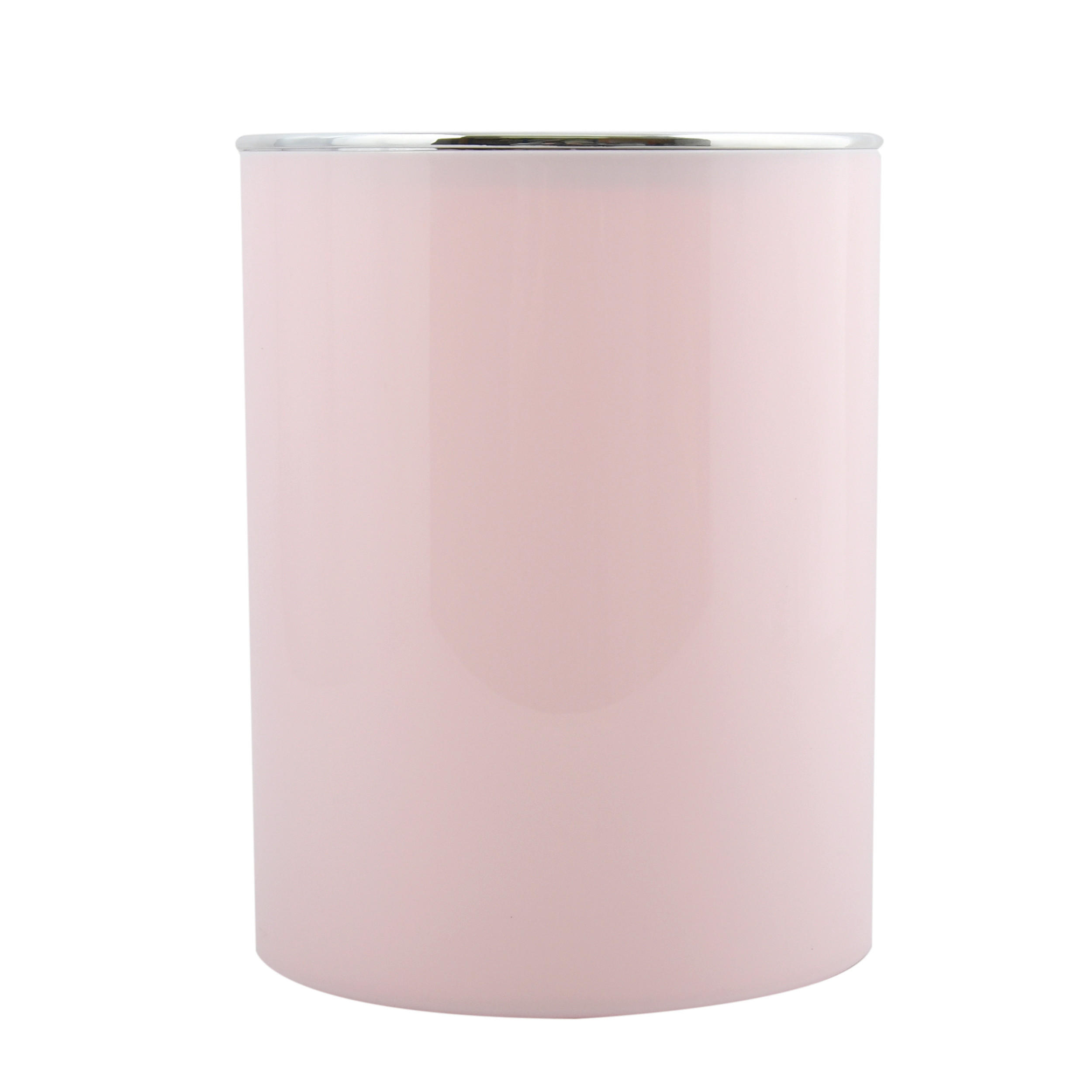 SCHWINGDECKELEIMER 6 l  Kunststoff  - Rosa, Basics, Kunststoff (19/19/24.2cm) - MSV