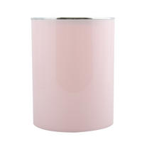 SCHWINGDECKELEIMER 6 l  Kunststoff  - Rosa, Basics, Kunststoff (19/19/24.2cm) - MSV