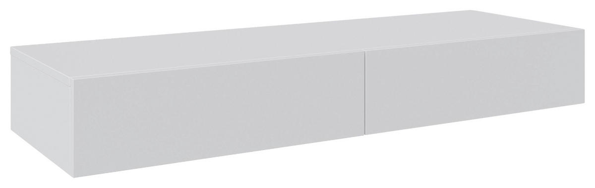 KONZOLOVÝ STOLEK, bílá, 110/40/16 cm - bílá, Design, kompozitní dřevo (110/40/16cm) - Hom`in