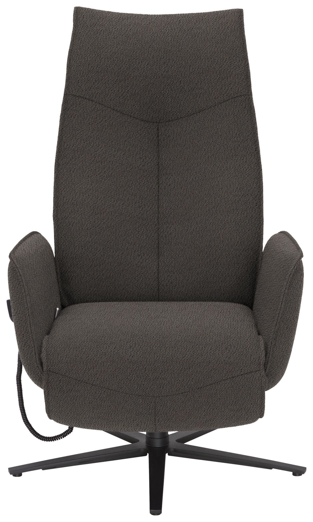 RELAXSESSEL in Textil Dunkelgrau  - Dunkelgrau/Anthrazit, Design, Textil/Metall (71/114/84cm) - Johann Jakob