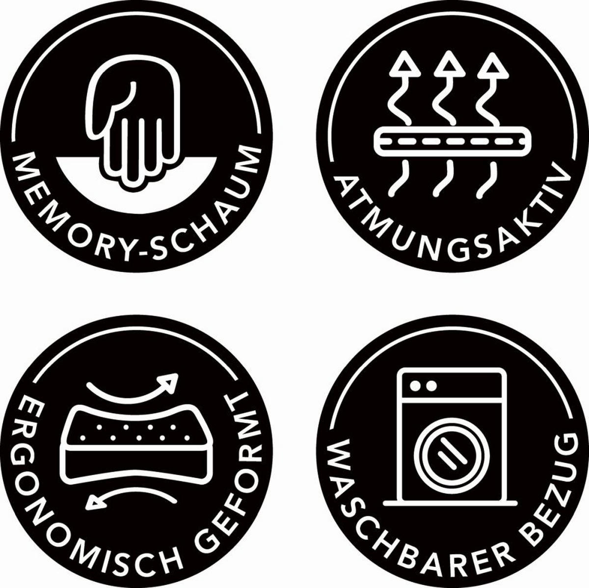 SEITENSCHLÄFER-KISSEN MAXXMEE  - Weiß, KONVENTIONELL, Textil (24/14/25cm)