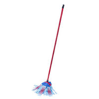 Golvmopp Vileda Supermocio - röd/blå, Basics, plast (118,5/19,1/19,2cm) - Best Price