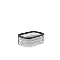VORRATSDOSE MODULA 3 X 0,55 L  - Transparent/Schwarz, KONVENTIONELL, Kunststoff (1,65l) - Mepal