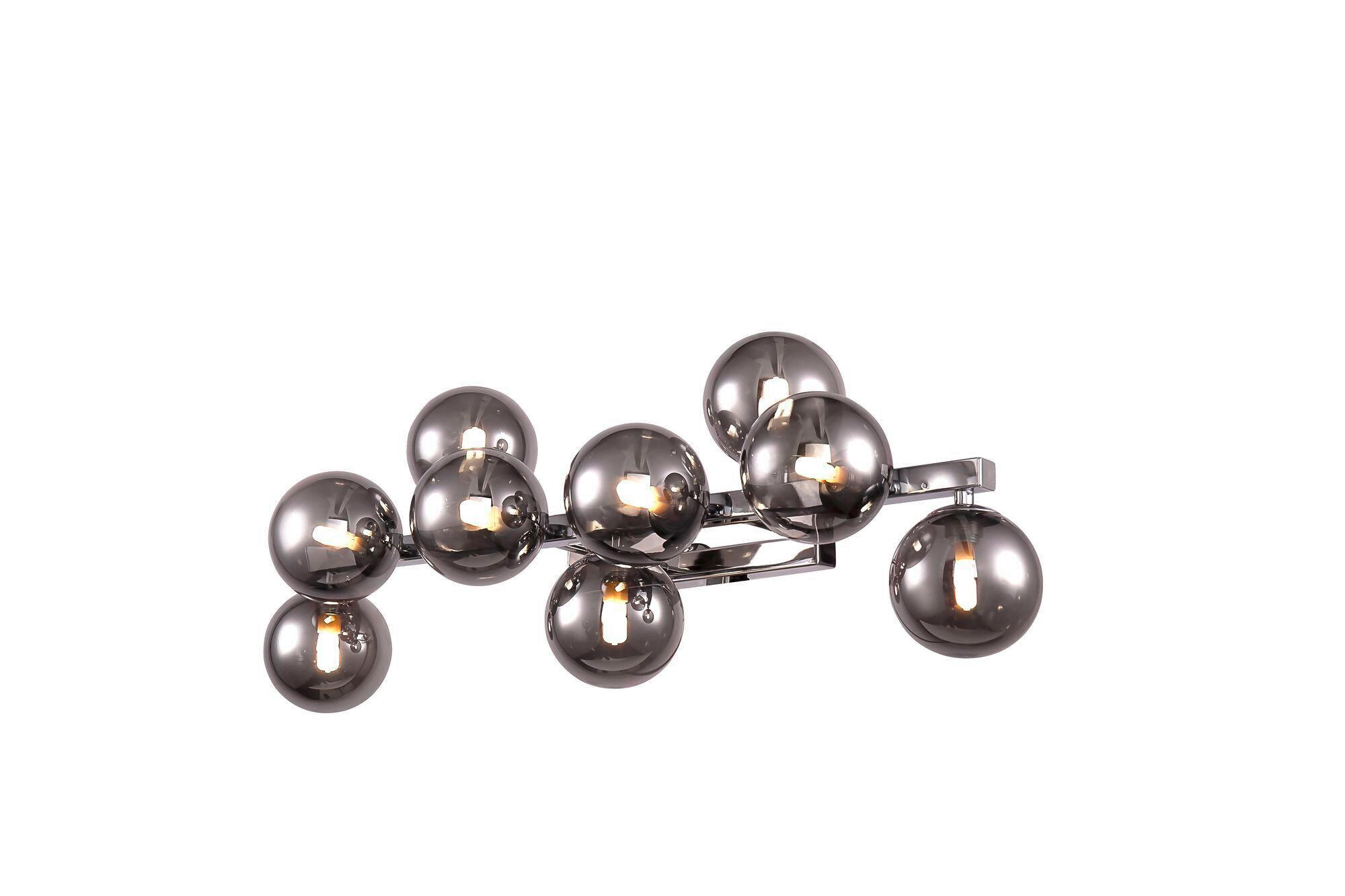 WANDLEUCHTE Modern - Chromfarben/Grau, Trend, Glas/Metall (24/66/23cm) - MAYTONI