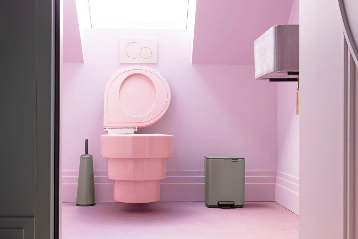 KANTA SA PAPUČICOM  7 l   - antracit/platinasta, Osnovno, metal/plastika (24,2/31/24,2cm) - Brabantia