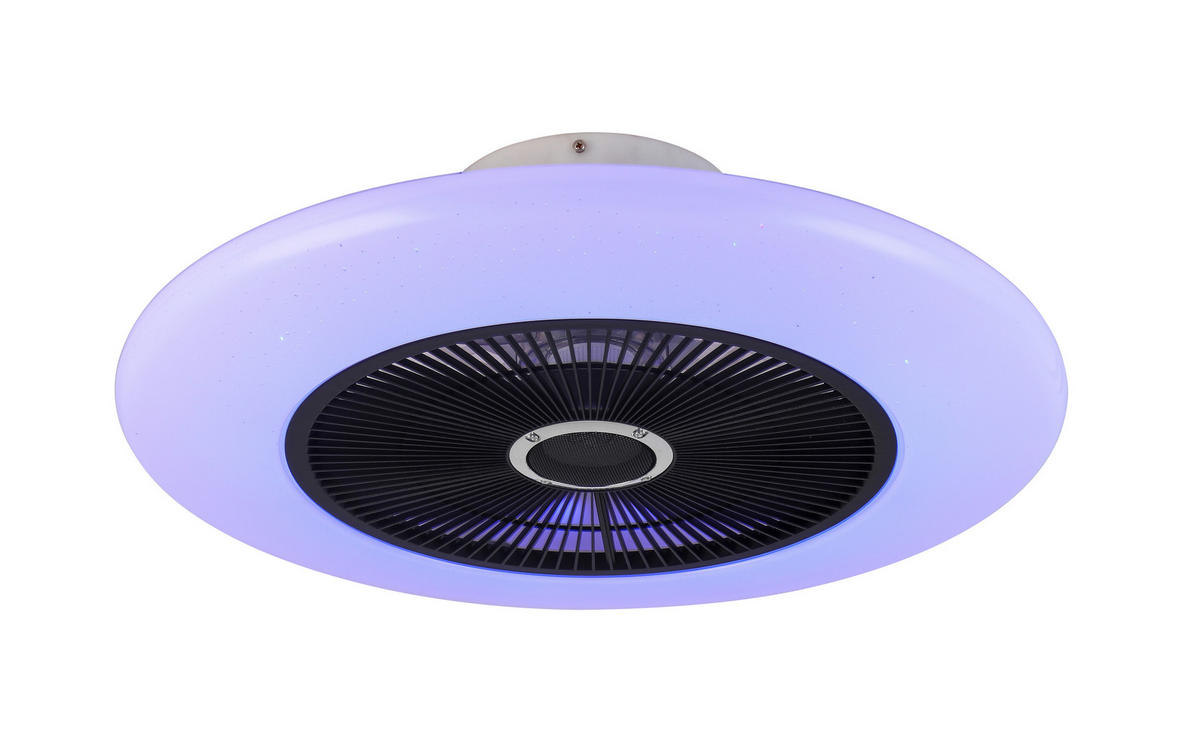 PLAFONSKI VENTILATOR   - providno/bela, Osnovno, metal/plastika (55/17,5cm) - Mican