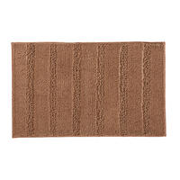 KOBERČEK DO KÚPEĽNE, 60/100/2.5 cm - hnedá, Basics, textil/plast (60/100/2.5cm) - Kleine Wolke