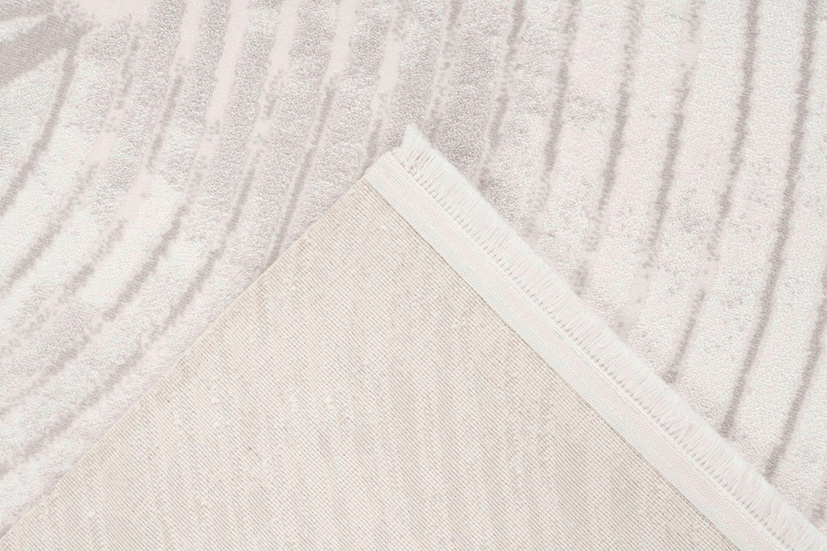 FLACHWEBETEPPICH 160/230 cm Jardin Silberfarben  - Silberfarben, Design, Textil (160/230cm) - Pierre Cardin