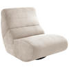 SESSEL Cord Beige    - Beige/Schwarz, Design, Textil/Metall (74/85/105cm) - Livetastic