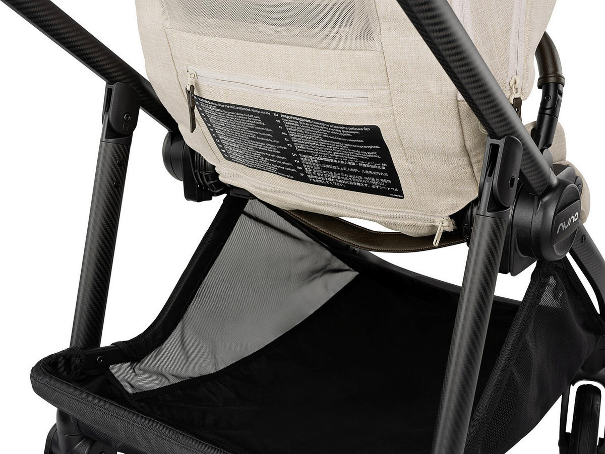 KINDERWAGEN  Swiv  Biscotti  - Beige/Schwarz, Basics, Textil/Metall (94/54/103cm) - Nuna