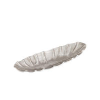 DEKORAČNÍ MISKA  - barvy niklu, Design, kov (45/15/8cm) - Ambia Home