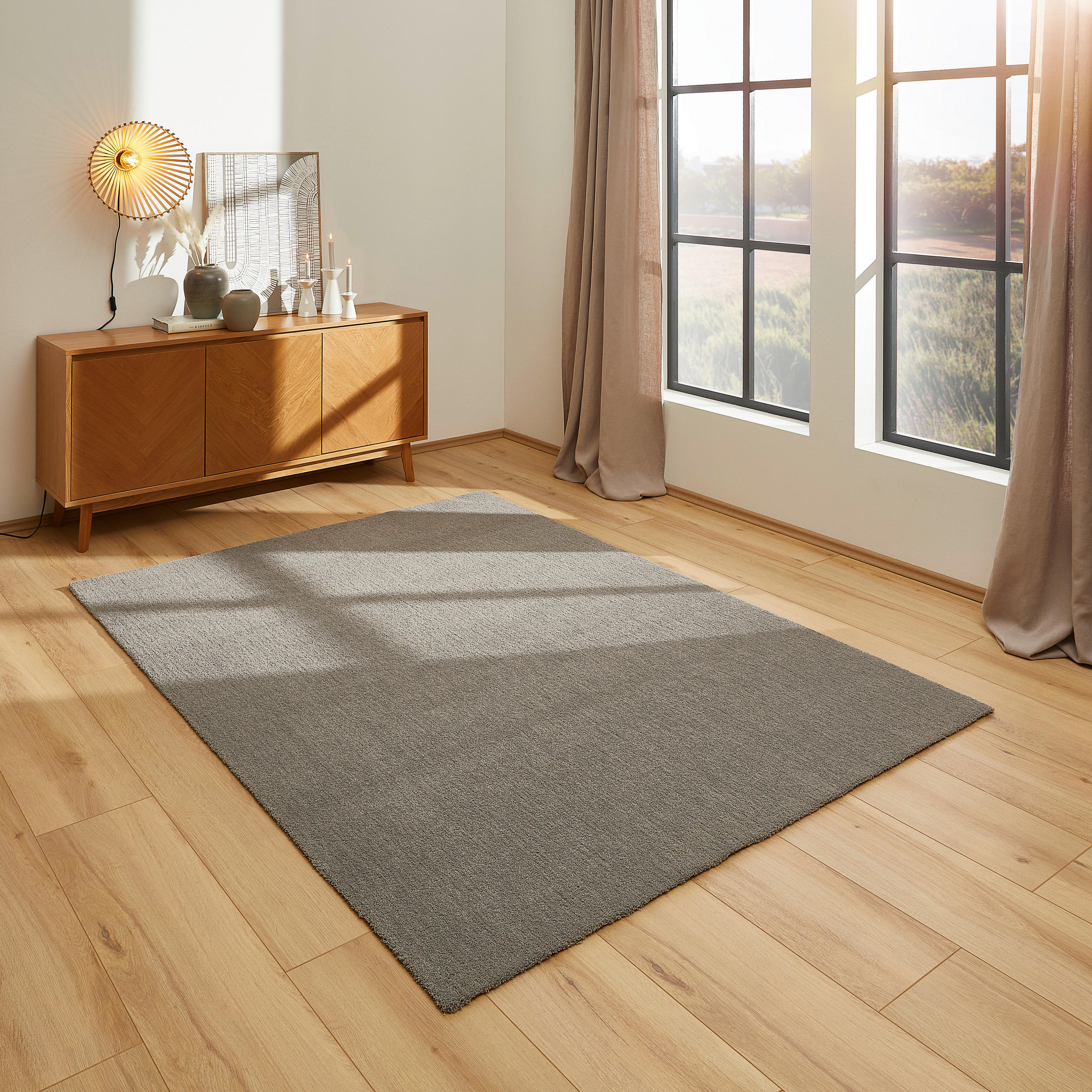 TEPPICH 80/150/1.1 cm Hellgrau  - Hellgrau, Basics, Kunststoff/Textil (80/150/1.1cm) - Novel