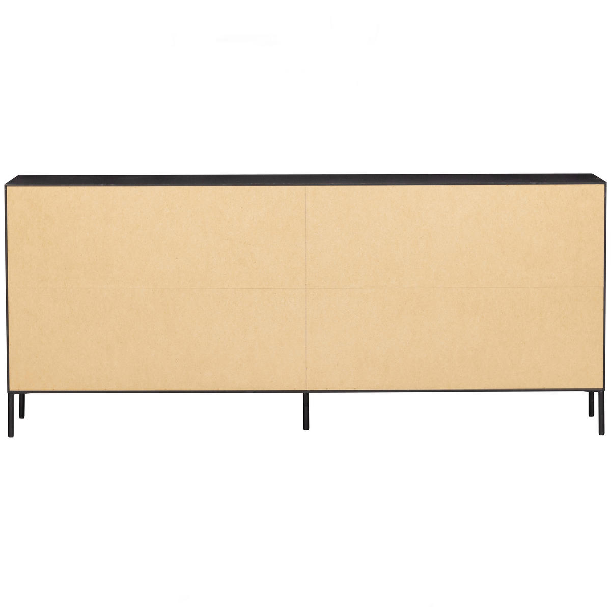 SIDEBOARD Gravure 200/85/44 cm  - Schwarz, Design, Holz/Metall (200/85/44cm) - Livetastic