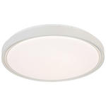 DECKENLEUCHTE  48/8 cm    - Transparent/Weiß, Trend, Kunststoff/Metall (48/8cm) - Novel