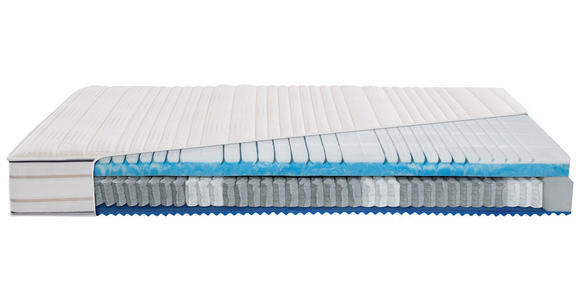 TASCHENFEDERKERNMATRATZE Dream Deluxe 3D Plus 140/200 cm Höhe ca. 22 cm - Weiß, Basics, Textil (140/200cm) - Dieter Knoll