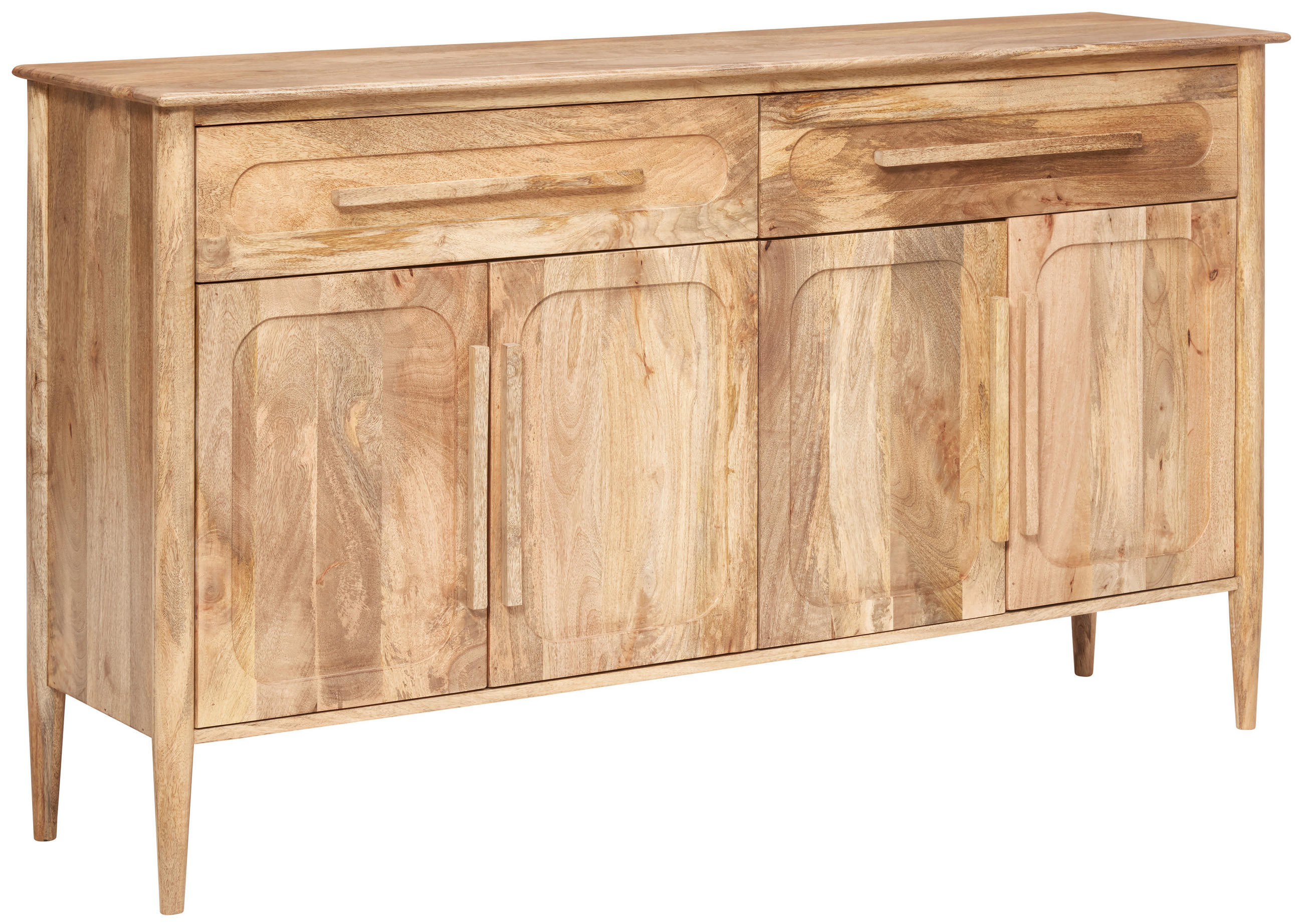 Livetastic ŠIROKÁ KOMODA, mangové drevo, prírodná farba, 160/90/40 cm