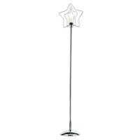 STEHLEUCHTE 35/170 cm    - Chromfarben, Design, Metall (35/170cm)