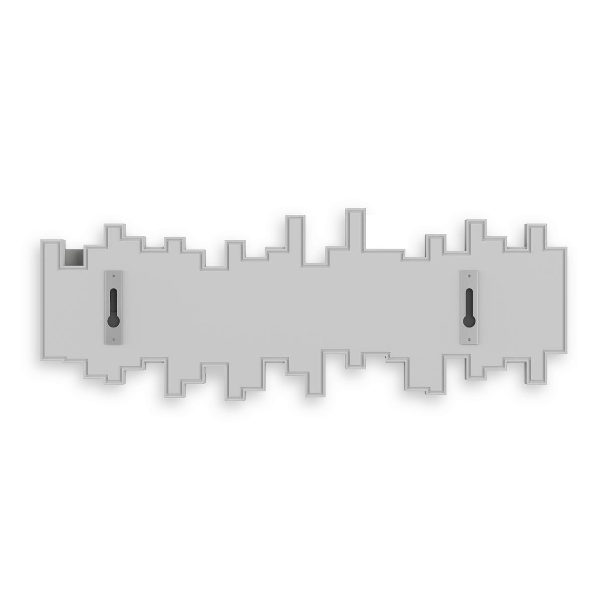 GARDEROBENLEISTE  in Grau  - Grau, Design, Kunststoff (49/18/3cm) - Umbra