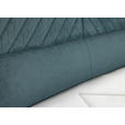 BOXSPRINGBETT 160/200 cm in Petrol - Petrol/Schwarz, Design, Textil/Metall (160/200cm) - Esposa