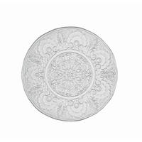 FARFURIE DECORATIVĂ - transparent, Basics, sticlă (22/1,5cm) - Ambia Home