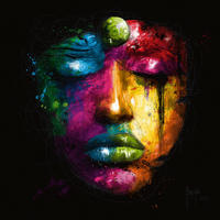 KUNSTDRUCK 14/14 cm  - Multicolor/Schwarz, Basics, Papier (14/14cm) - Monee