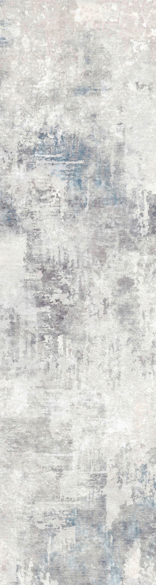 LÄUFER Ondea Jorg 80/300 cm  in Hellgrau, Pastellblau, Grauweiß  - Pastellblau/Hellgrau, Design, Kunststoff/Textil (80/300cm) - Lindorug