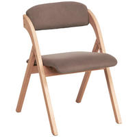 ARMLEHNSTUHL  in Samt  - Naturfarben/Braun, MODERN, Holz/Textil (52/78/53cm) - MID.YOU