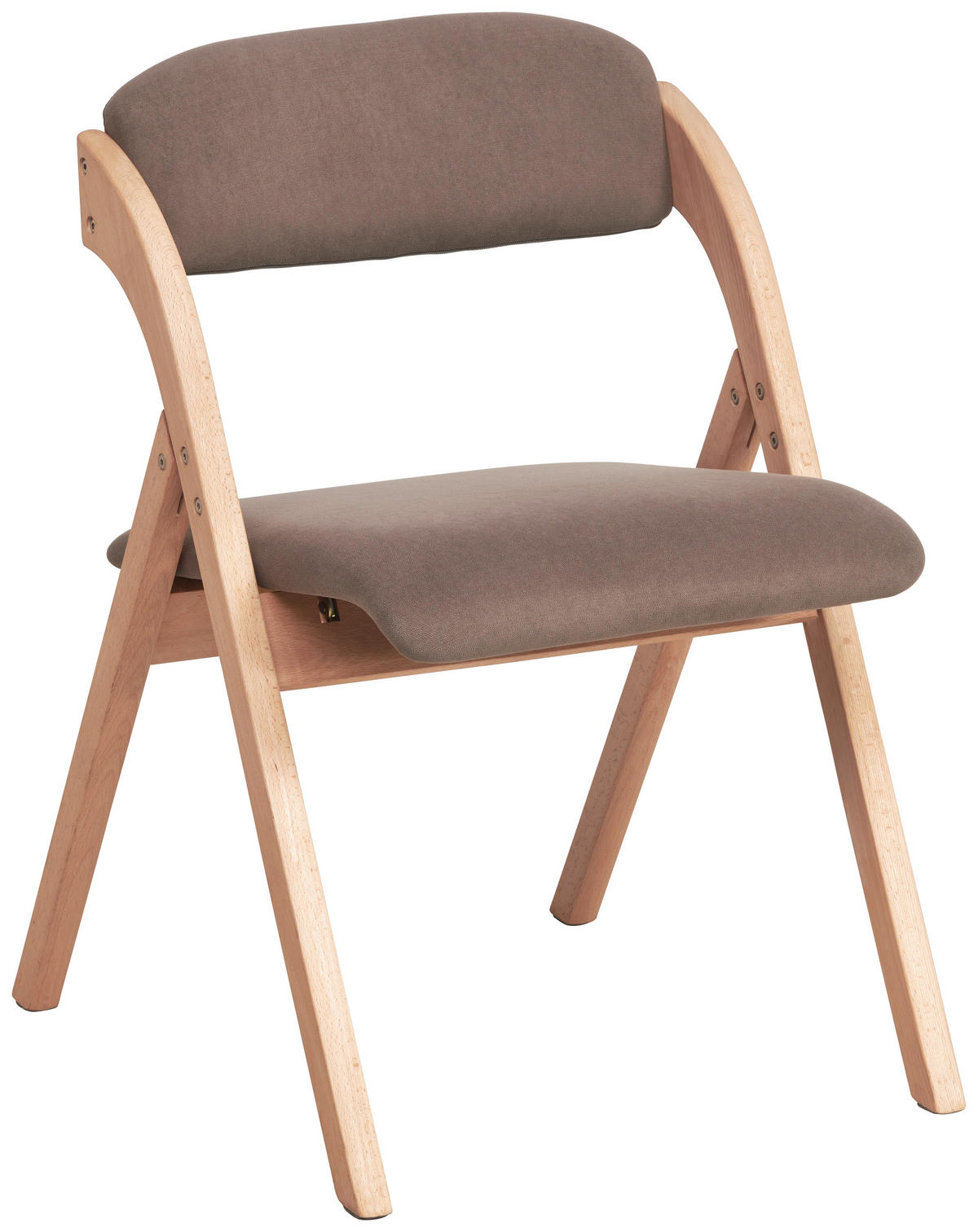 ARMLEHNSTUHL  in Samt  - Naturfarben/Braun, MODERN, Holz/Textil (52/78/53cm) - MID.YOU