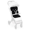 KINDERWAGENEINLAGE Einlagen-Set Buggy  - Schwarz, Basics, Textil (31,5/27/6,5cm) - ABC Design