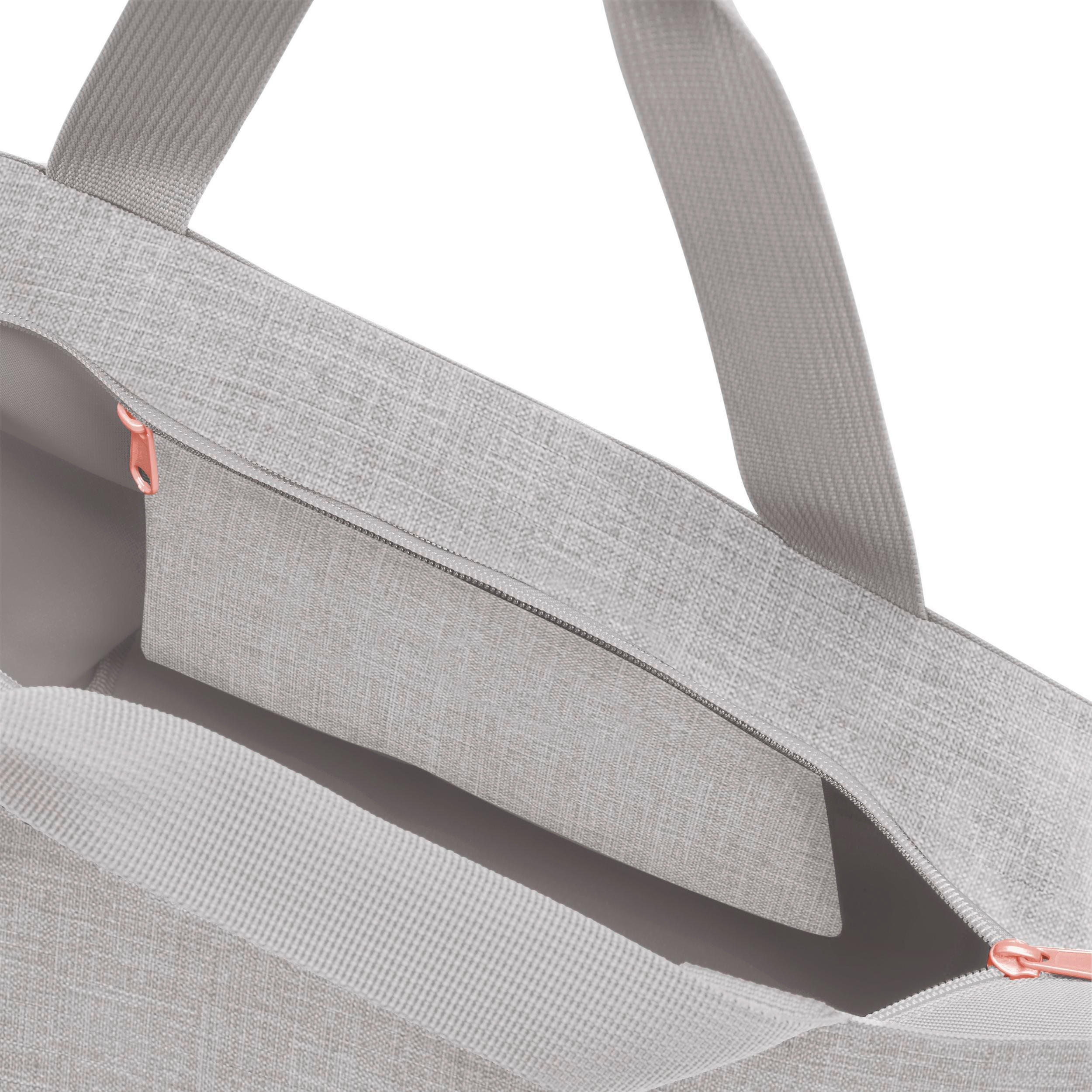 KABELKA SHOPPER sivá, ružová, ružové zlato - sivá/ružová, Basics, plast (51/30,5/26cm) - Reisenthel
