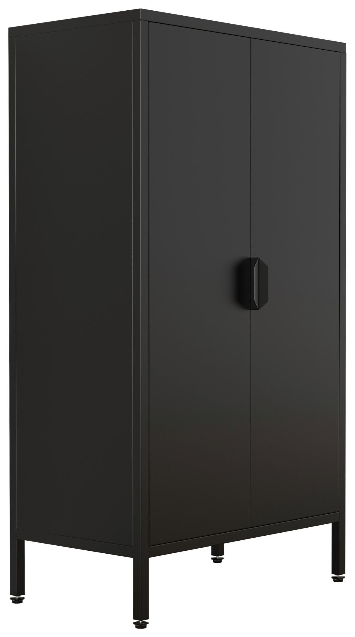 HIGHBOARD Flokas  in 60/110/35 cm  - Schwarz, Design, Metall (60/110/35cm) - MID.YOU